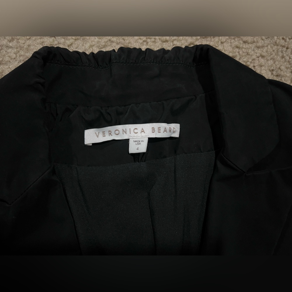 Veronica Beard Palm Peak Belted Blazer Size 4 - Picture 4 of 12